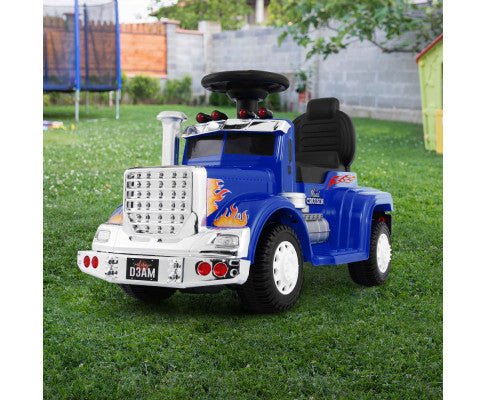 Rigo Kids Ride on Truck Blue | Fun ride-on toy for children, perfect for indoor/outdoor play.