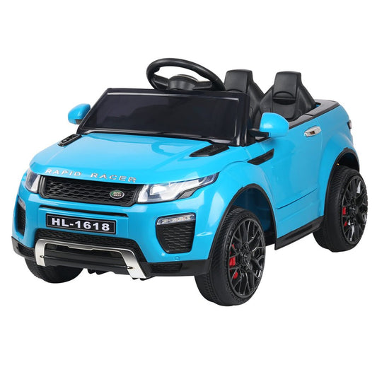 Blue Rigo Ride On Car Toy | 12V Electric SUV for kids, ideal for home play.