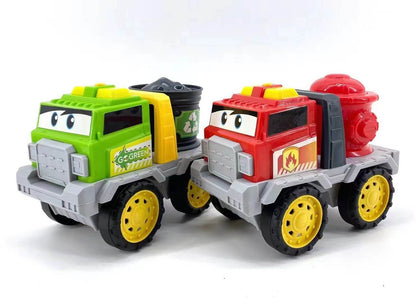 Toy fire truck for kids with lights and sounds, exciting play for ages 18m+.