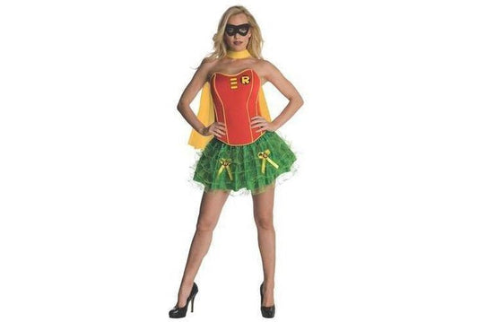 DC Comics Robin Tutu Costume Set for kids imaginative play at home.