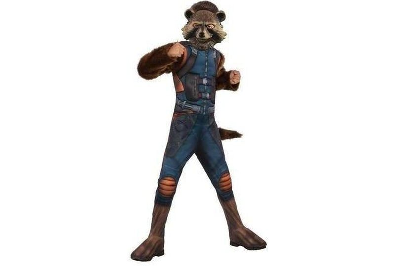 Rocket Raccoon Deluxe Costume Child - Kids Mega Mart