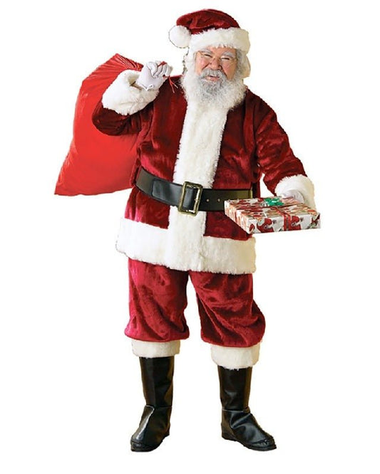 Shop Santa Suit Crimson Regency Deluxe at Kids Mega Mart