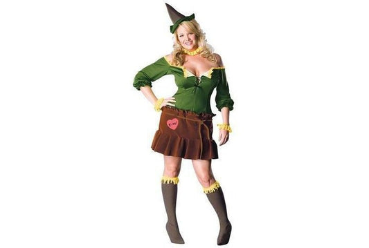 Adult plus size Wizard of Oz Scarecrow Costume for themed costume parties.