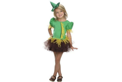 Scarecrow Tutu Costume for Girls inspired by Wizard of Oz, perfect for imaginative play.