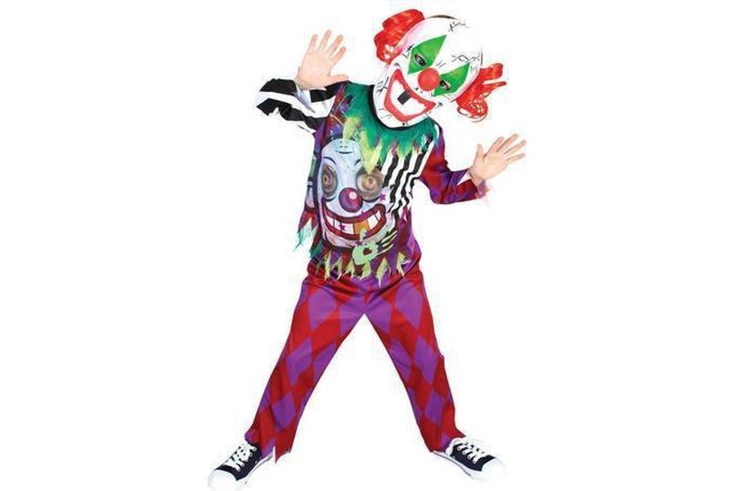 Scary Clown Lenticular Costume Child