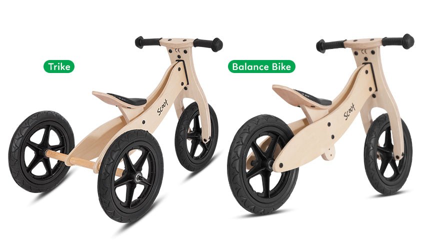 Scout 2-in-1 Balance Bike & Trike: Learn, Ride, and Grow