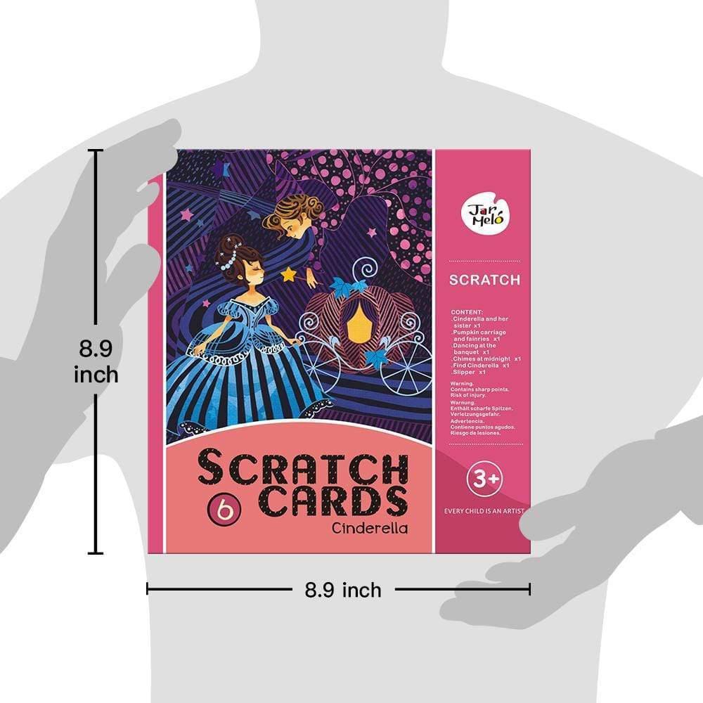 Scratch Card Set Cinderella by JarMelo | Creative Art Kit for Kids ...