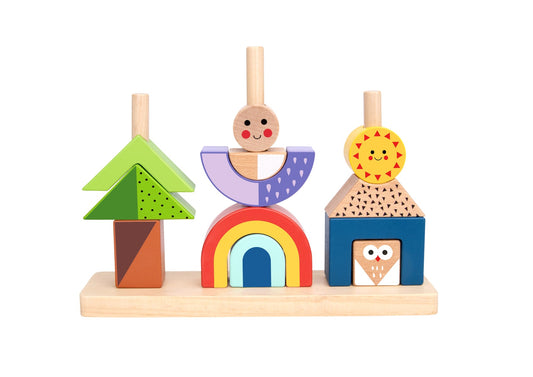 Shadow stacking game for kids | develops creativity and motor skills, perfect for fun play at home.