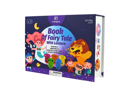 Shadow Theatre Storybook Torch showcasing 5 fairytales, perfect for imaginative play and bedtime storytelling.