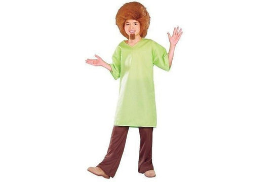 Scooby Doo Shaggy Deluxe Kids Costume, perfect for dress-up fun at home.