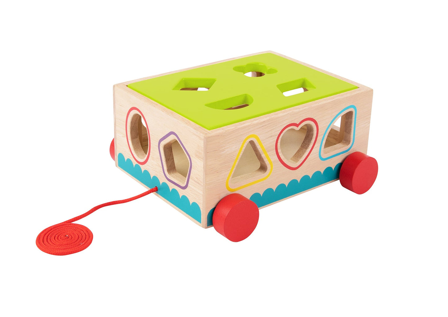 Colorful Shape Sorter Cart for toddlers development | encourages learning through play at home.