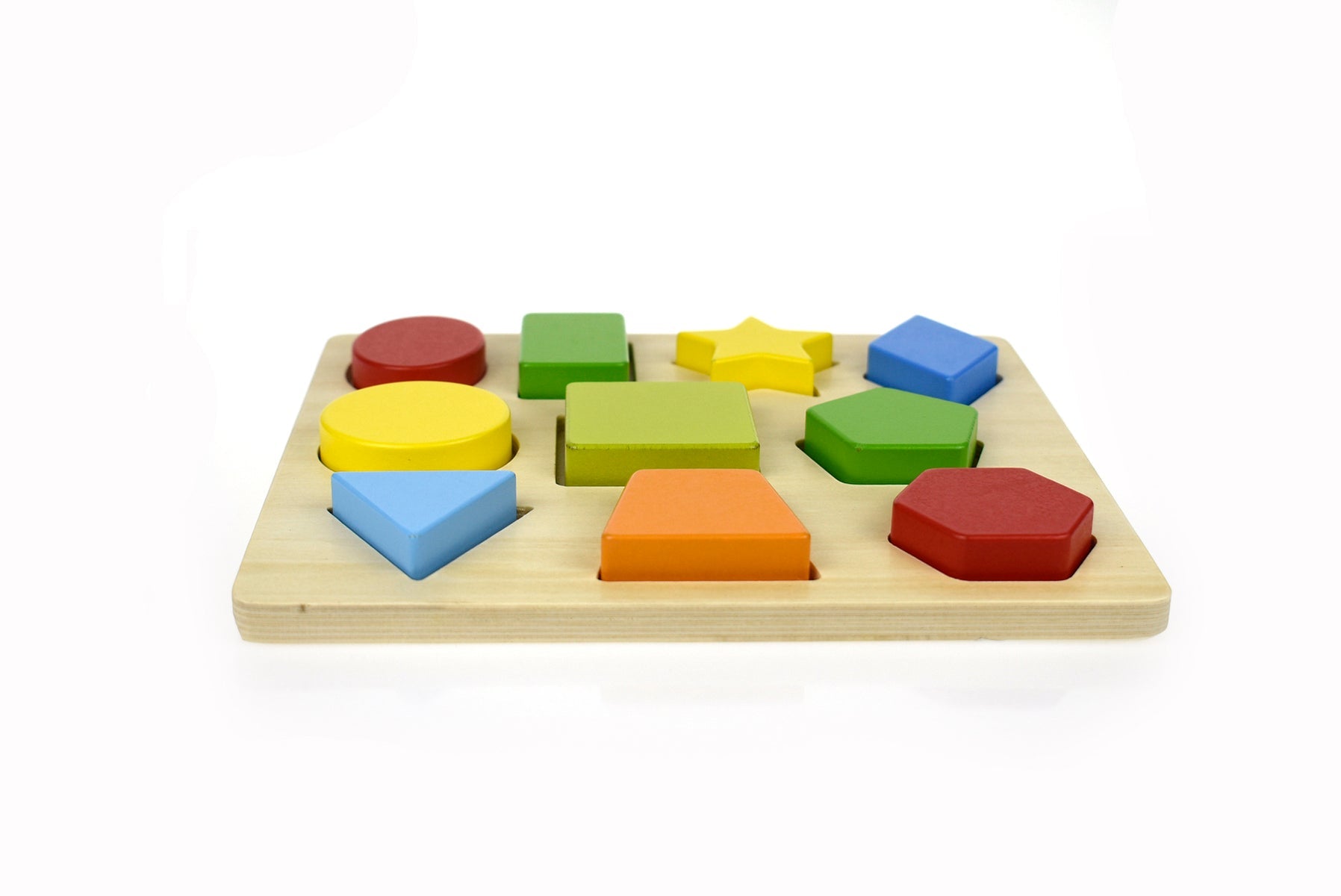 10pcs Shape Puzzle for interactive home learning, fostering childs development and creativity.