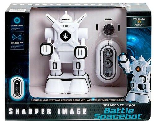 Infrared Battle Space Bot remote control robot toy for kids 6+, ideal for interactive play.