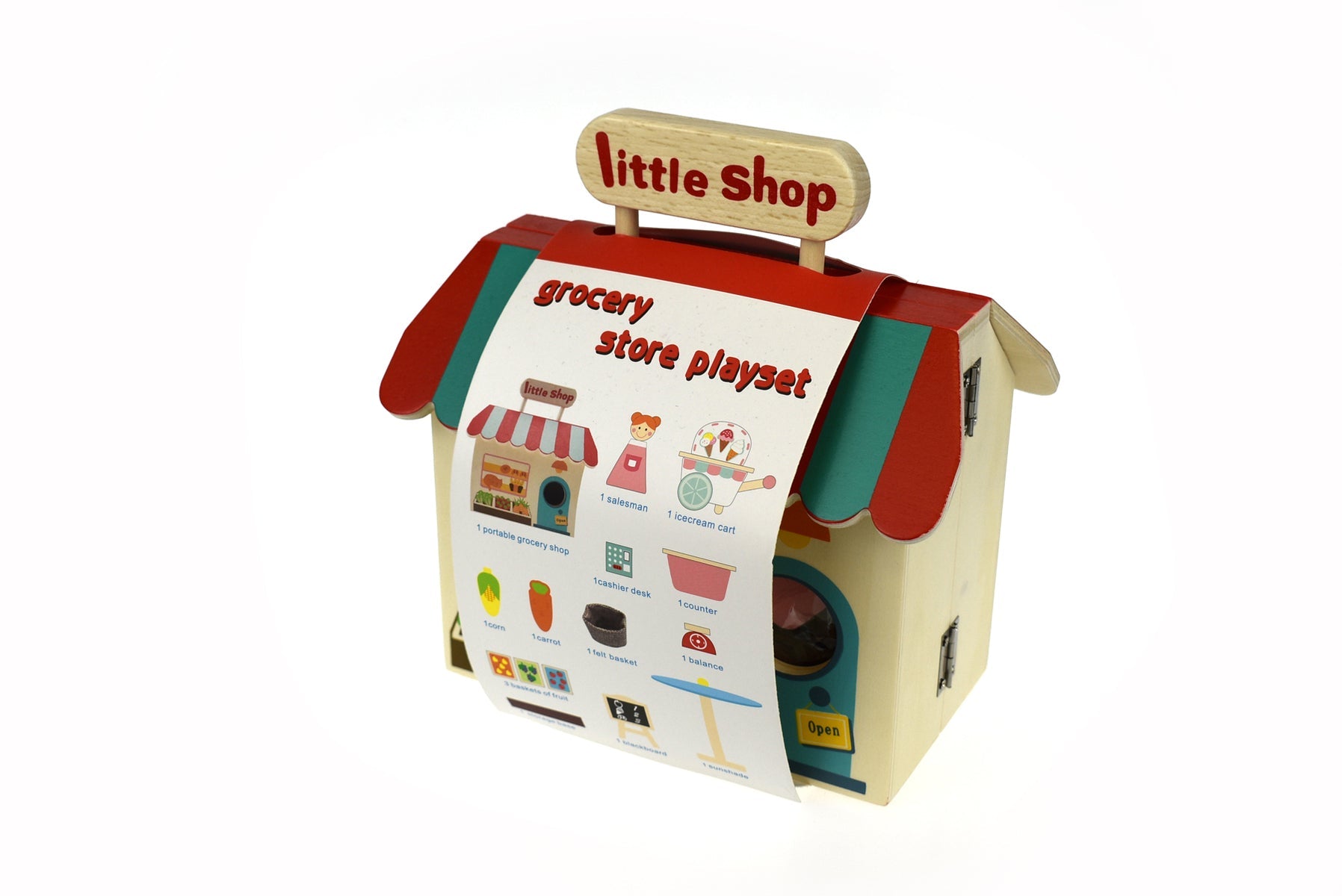 Kaper Kidz Grocery Store and Carry House | Interactive playset for imaginative kids at home.