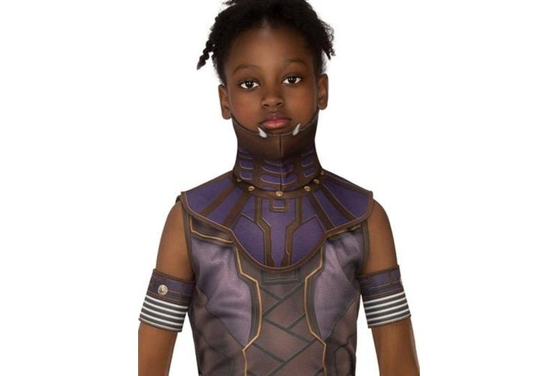 Marvel Shuri Black Panther Deluxe Child Costume for kids role-playing at home.