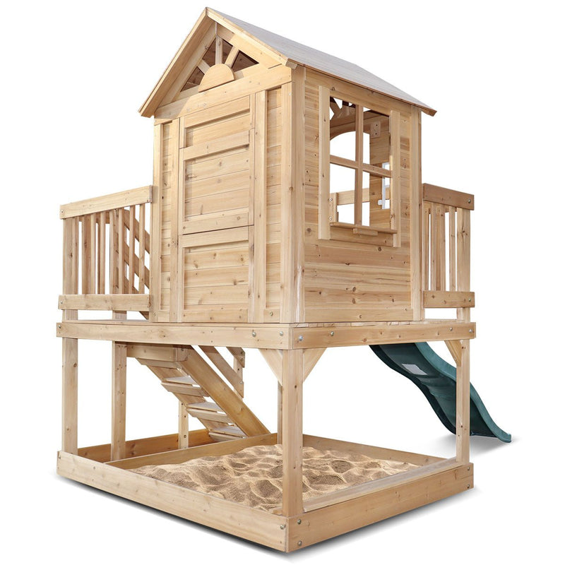 Elevate Outdoor Play: Silverton Cubby House with Slide - Buy Today