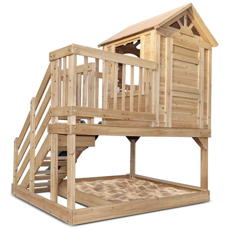 Unlock Outdoor Fun: Silverton Cubby House with Slide - Shop Here