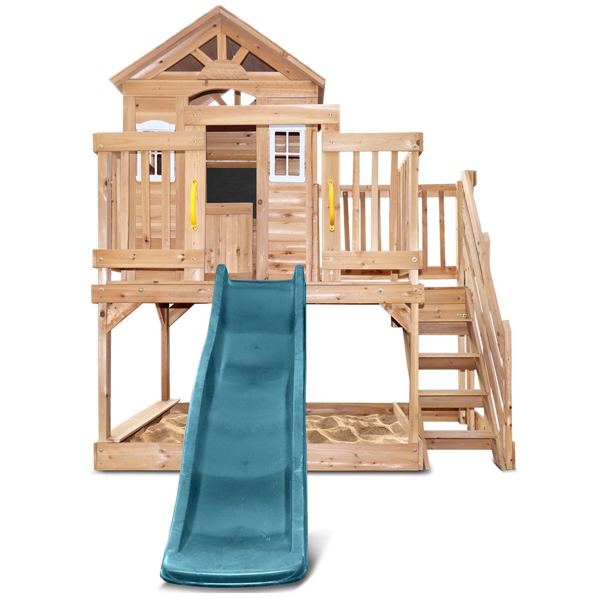 Explore Silverton Cubby House with 1.8m Slide - Kids' Wonderland