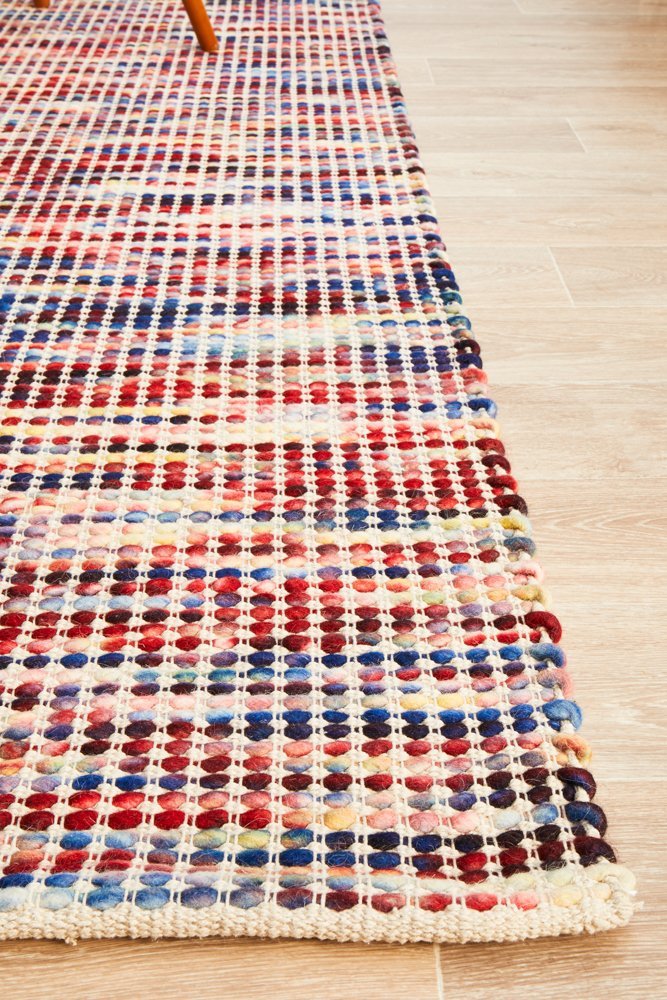 Make a statement in any room with the beautiful Skandinavian 300 Rug multi colour .