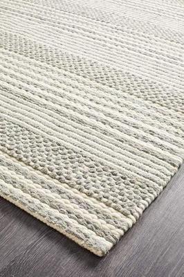 Elevate your home décor with the Scandi Silver Floor Rug - the epitome of Scandinavian simplicity!
