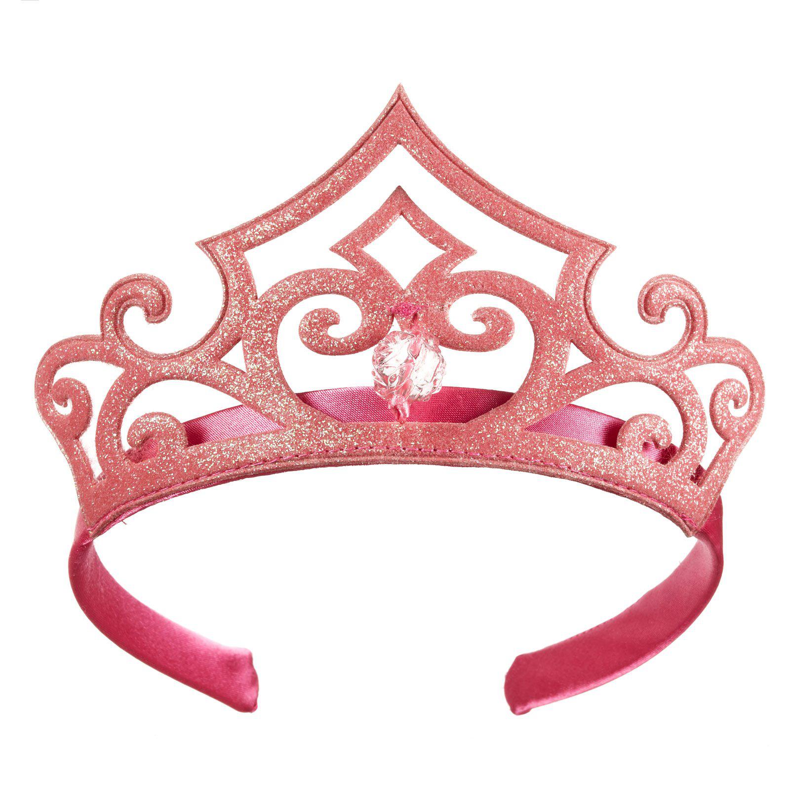 Disney Princess Aurora Tiara for Girls, glittering crown for enchanting dress-up play at home.