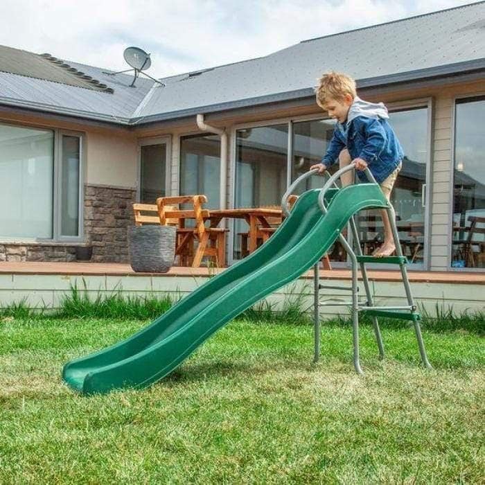 Experience Slippery Slide 3 (Green Slide): Joyful Playtime for Children