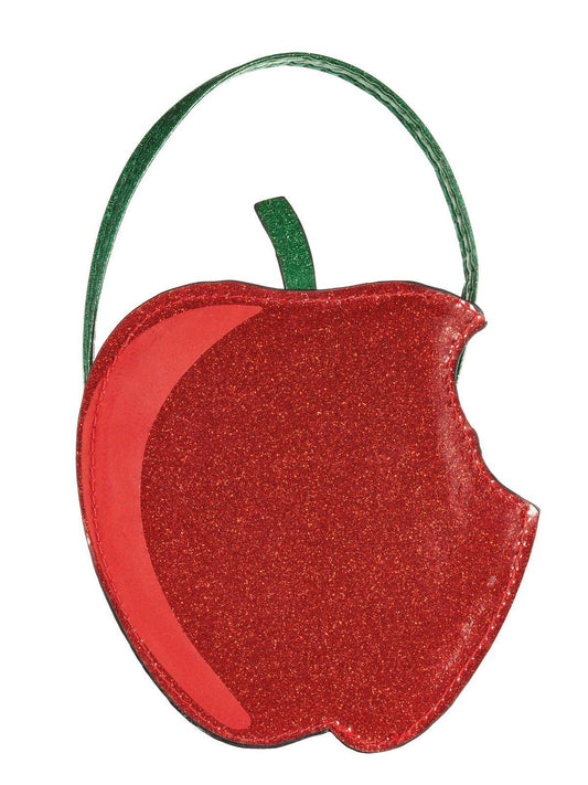 Disney Snow White Apple Glitter Handbag for Girls | Sparkly, themed purse for kids play and dress-up.