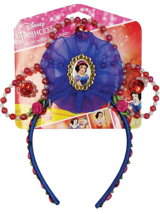 Disney Snow White Princess Tiara with Beaded Jewels for imaginative play at home.