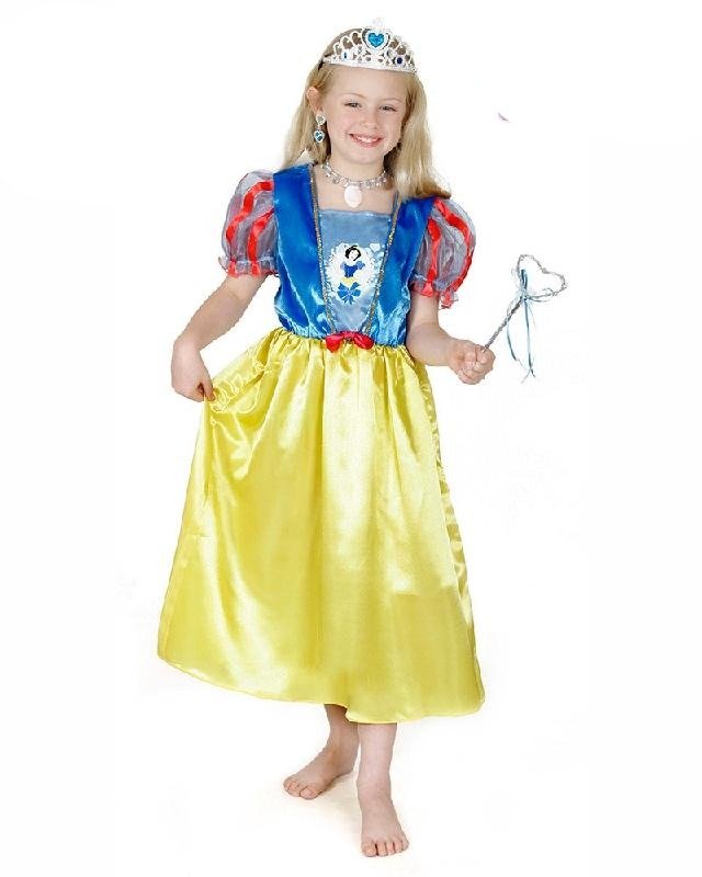 Snow White Glitter Classic Costume Kids