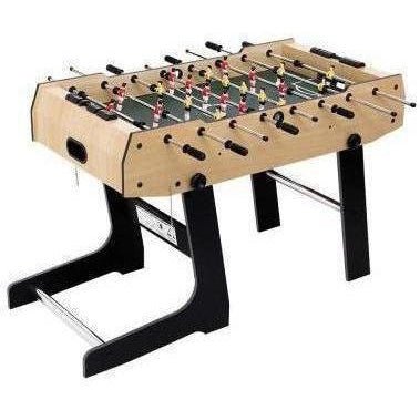 4FT Foldable Soccer Foosball Table for kids home play with easy storage and portability