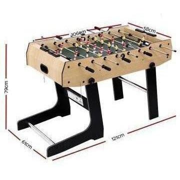 Foldable 4FT Soccer Foosball Table for kids, perfect for home entertainment and playtime.