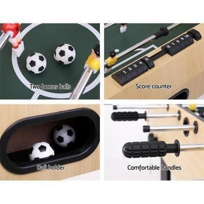 Foldable 4FT Soccer Foosball Table - Kid-friendly entertainment for home playroom.