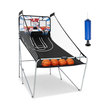 Foldable Kids Basketball Arcade with Scoring - Fun indoor game, perfect for home entertainment.