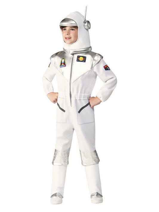 Kids space suit costume for imaginative play at home. Official deluxe astronaut outfit.