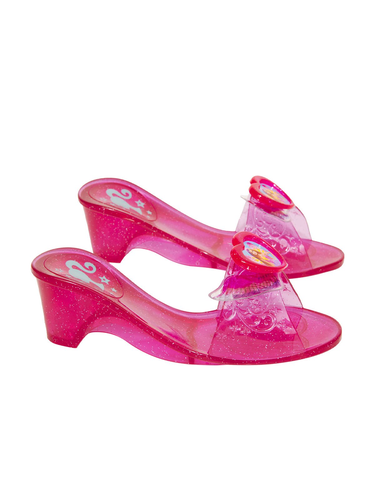 Sparkly Barbie Jelly Shoes Kids Dress up Fun Fast Shipping