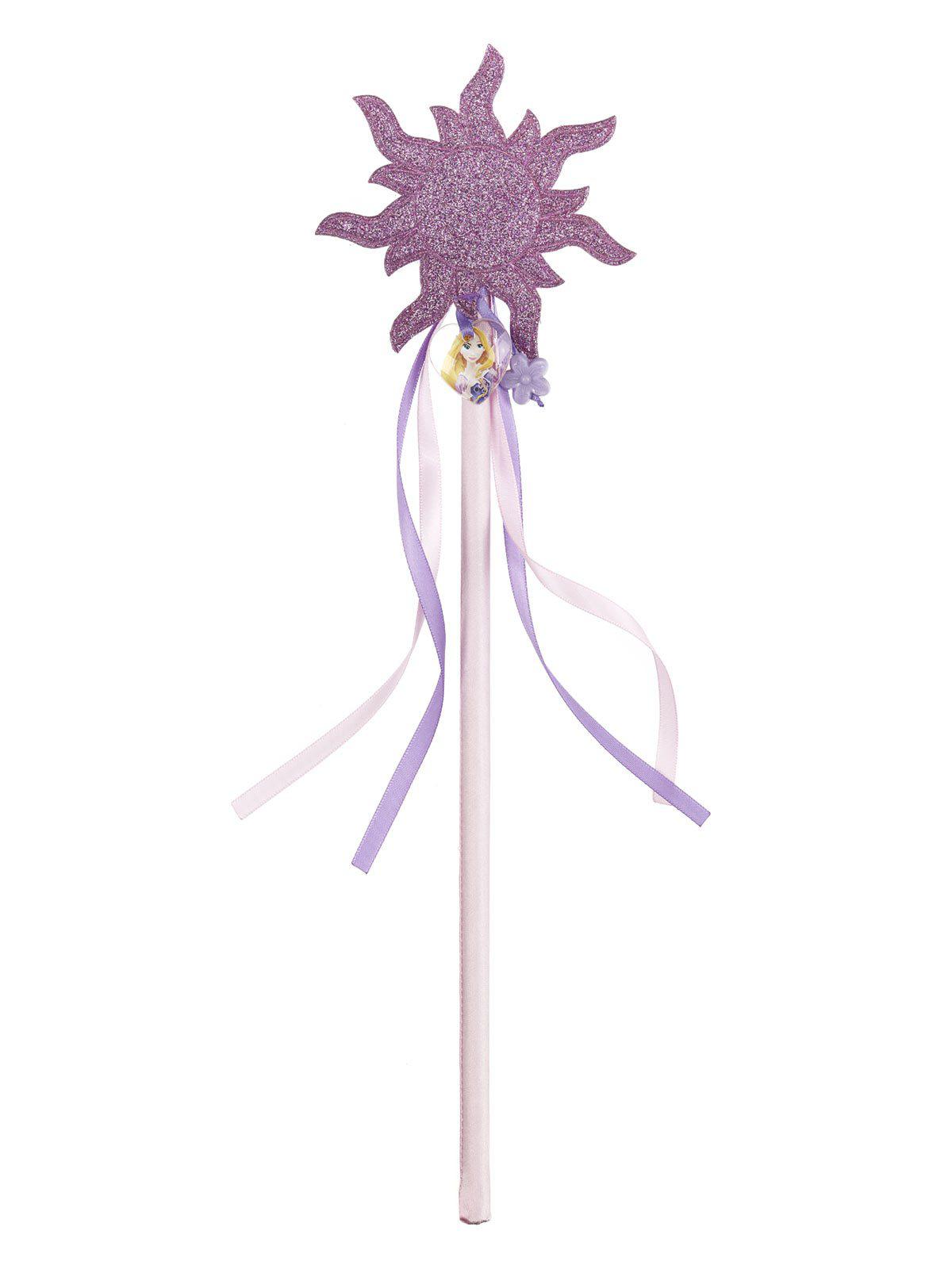 Disney Rapunzel magic wand with sparkling sun topper, perfect for imaginative play at home.