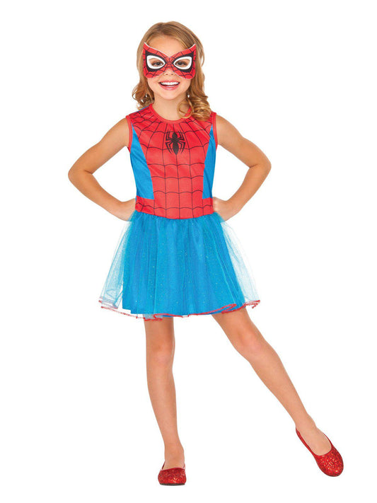 Marvel Spider-Girl Classic Tutu Costume for Kids, perfect for dress-up play at home.