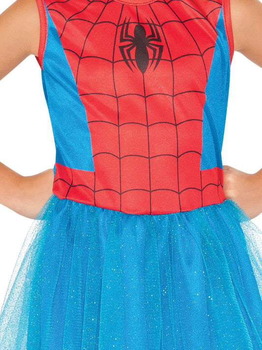 Marvel Spider-Girl Tutu Costume | Classic design for kids dress-up play at home.