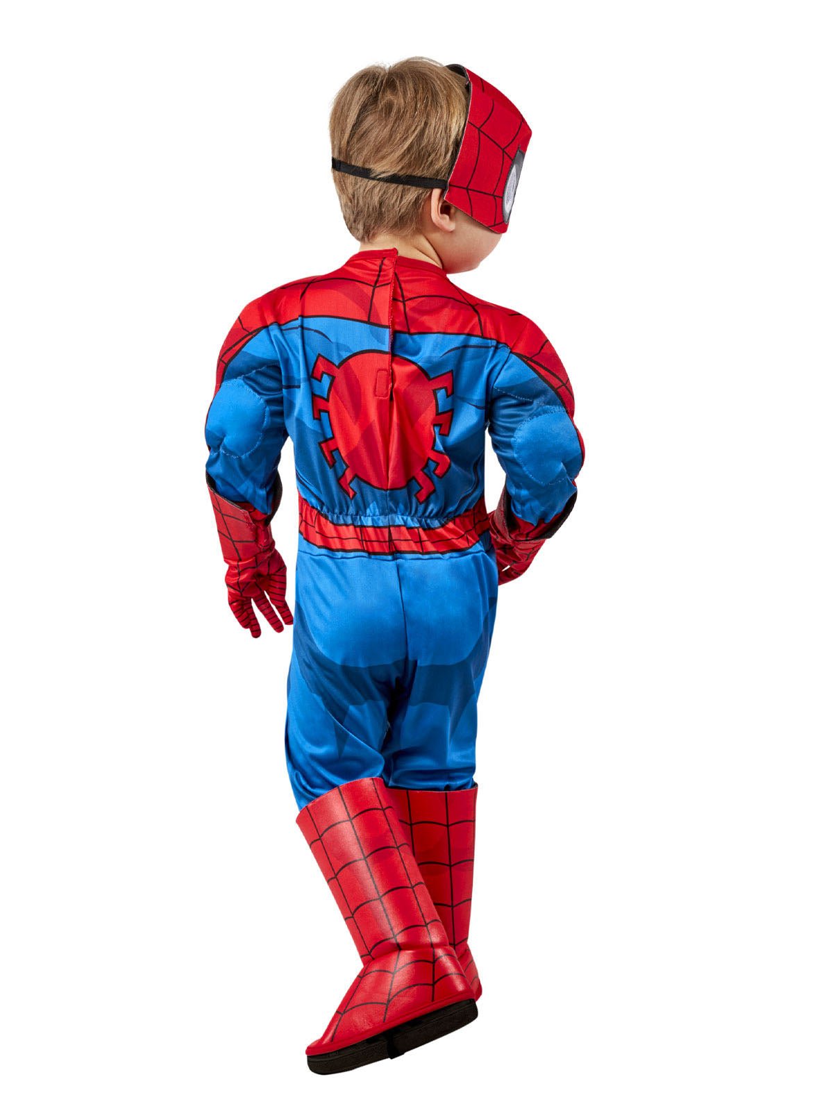 Rear view Kids Spider-Man Web-Slinging Deluxe Costume