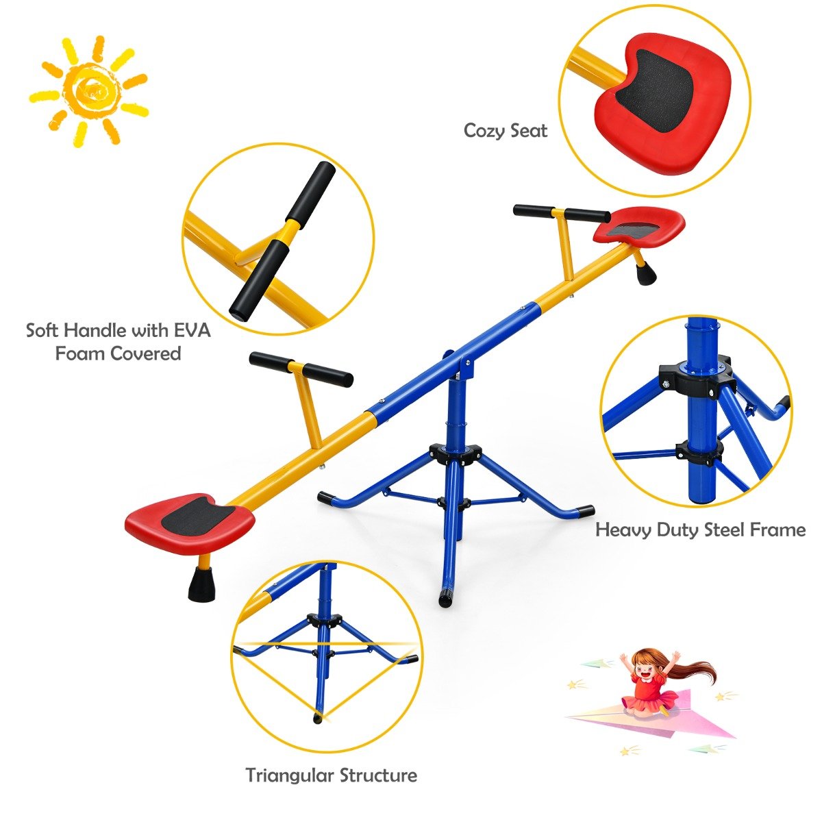 Upgrade Your Playground with a Spinning Seesaw