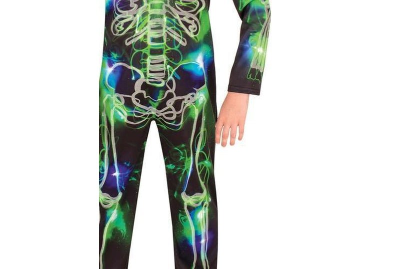 Spooky Glow In The Dark Skeleton Costume Kids