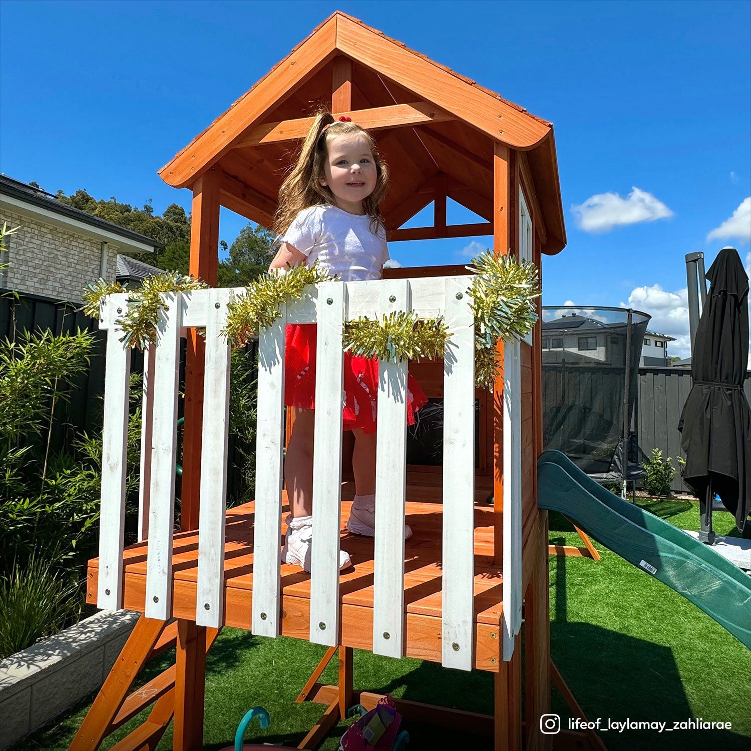 Springlake Play Centre With 2.2m Green Slide - Kids Mega Mart