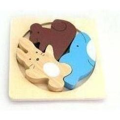 Colorful whale and friend stacking jigsaw puzzle for childrens fun and learning at home.