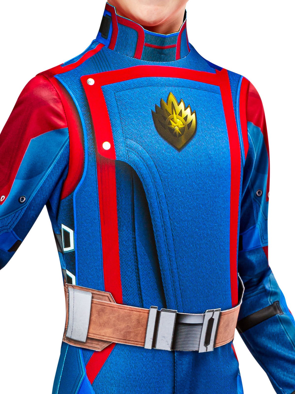 Front View Kids Star-Lord Gotg3 Cosmic Deluxe Costume