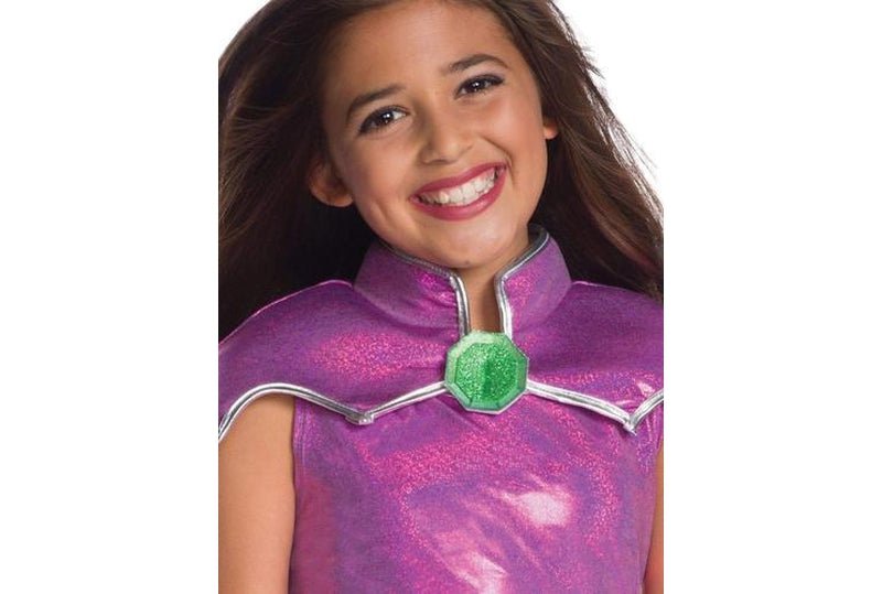 Starfire DC Comics deluxe child costume with accessories for imaginative play at home.