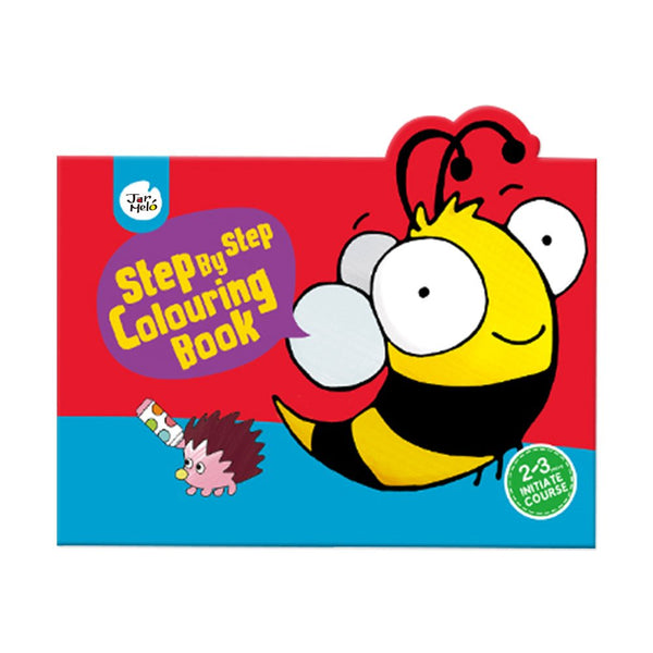 Step By Step Colouring Book 20 Animals Bee
