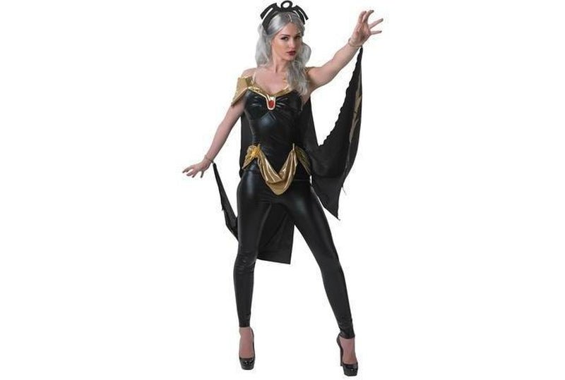 X-Men Storm Marvel costume for adults, perfect for kids playtime dress-up at home.