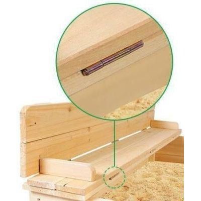 Lifespan Kids Strongbox Square Sandpit: Your Outdoor Play Oasis