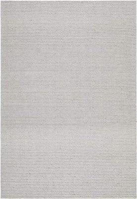MODERN Studio Oskar Felted Wool Striped Floor Rug Grey White