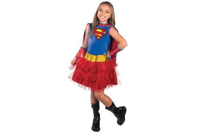 Supergirl classic child costume - perfect for play and pretend, officially licensed by DC Comics.